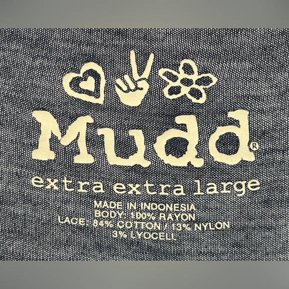 NWT Mudd Black Iris Lace Cap Sleeve Top - Picture 2 of 7